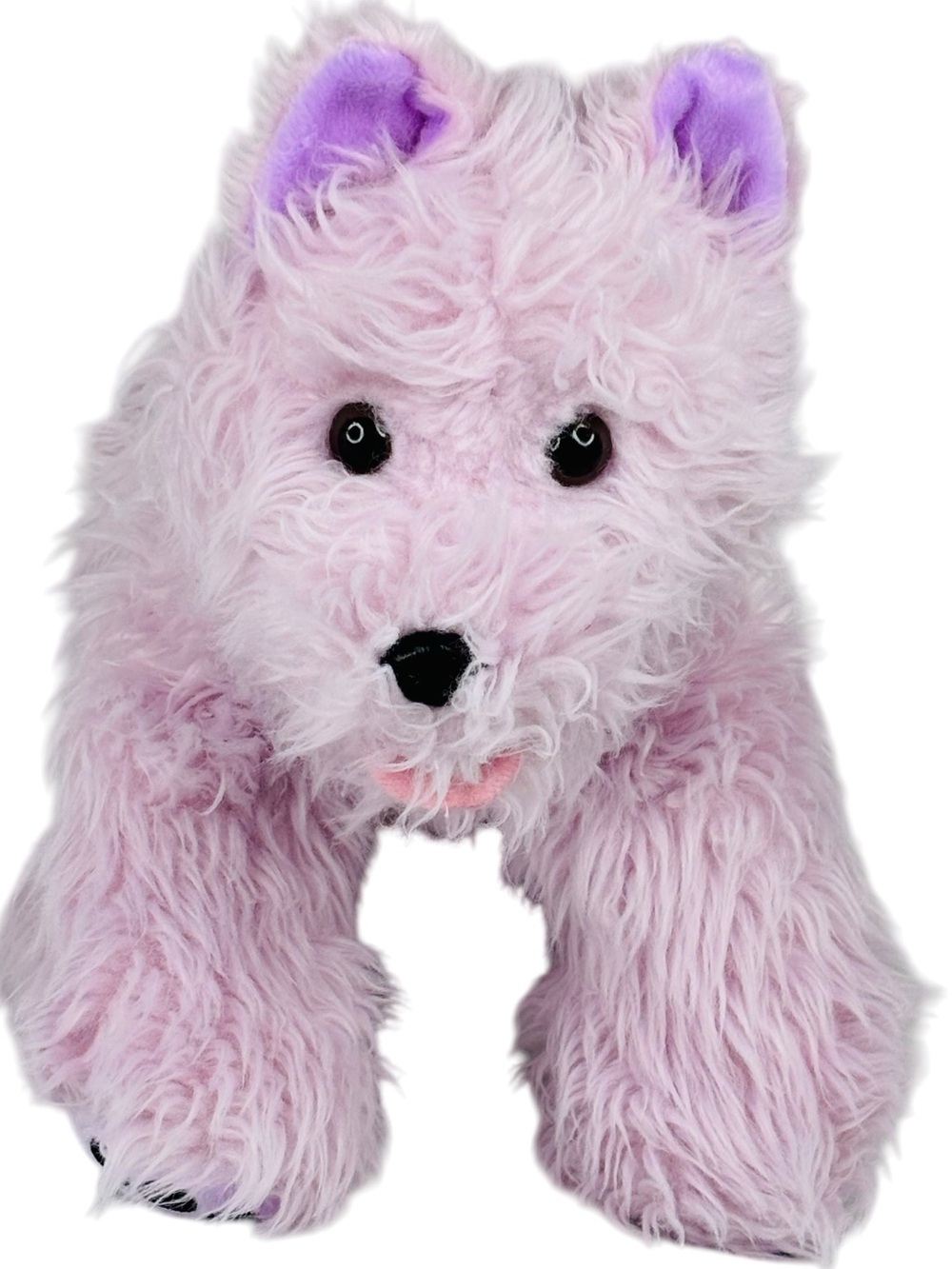 BAB 2010 Build A Bear Purple Darling Doggy Plush